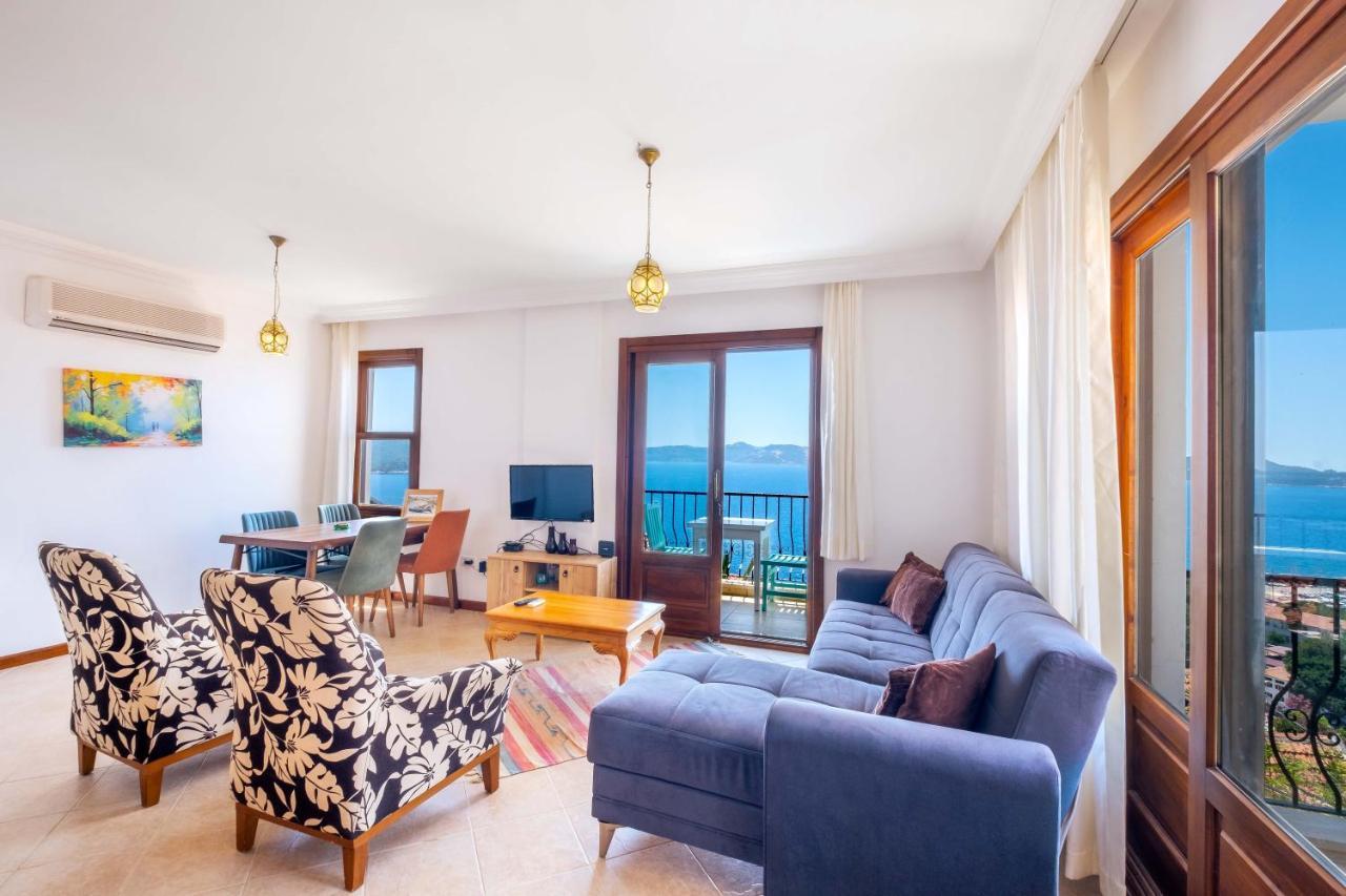 Kybele Sea View Apartment Kas Bagian luar foto